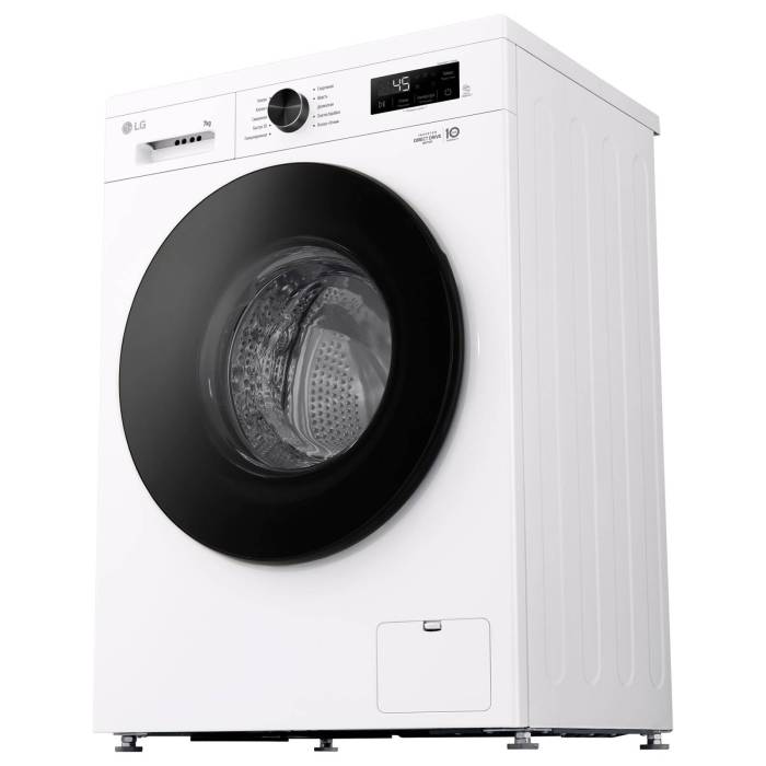 Стиральная машина LG F2Y1HS5W — 10 программ: хлопок, деликатные, спортивные вещи, быстрая стирка 30 мин, заказать с доставкой