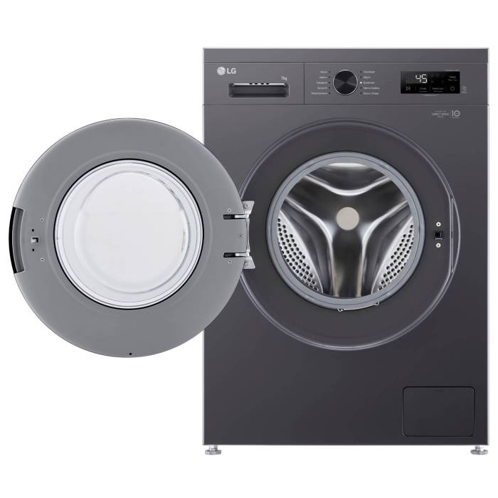 Стиральная машина LG F2Y1HS6J 7 кг с открытой дверцей купить в Бишкеке ONBIR.KG