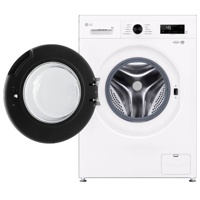 LG F2Y1VS5W — фронтальная загрузка, паровая стирка, 6 Motion DD и тихий инверторный мотор, купить с доставкой