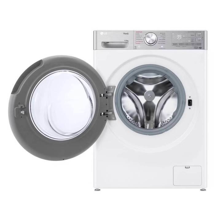 LG F4V9LD2W — TurboWash™360˚: полный цикл стирки за 39 минут при загрузке 5 кг