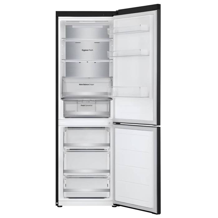 LG GC-B459FTPW: холодильник с инверторным компрессором, 344 л, DoorCooling+, черный. Заказать в Бишкеке