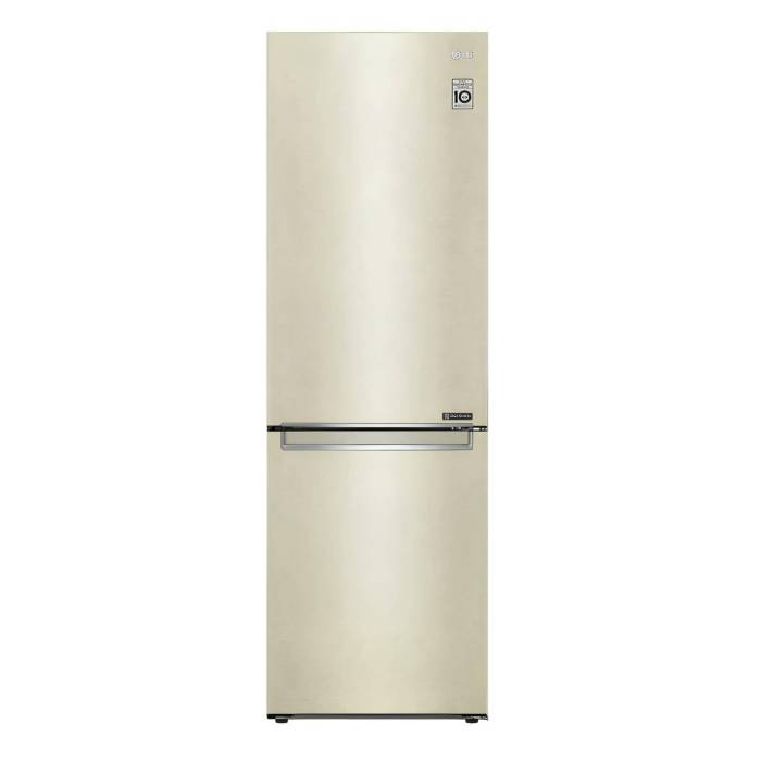 Холодильник LG GC-B459SECL — объем 341 л, инверторный компрессор, нижняя морозильная камера, бежевый, доставка по Бишкеку и Кыргызстану