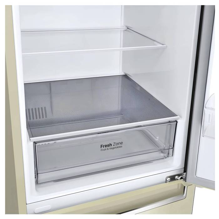 LG GC-B459SECL — холодильник с системой Total No Frost, инверторный компрессор, бежевый, высота 186 см. Заказать с доставкой по городу 