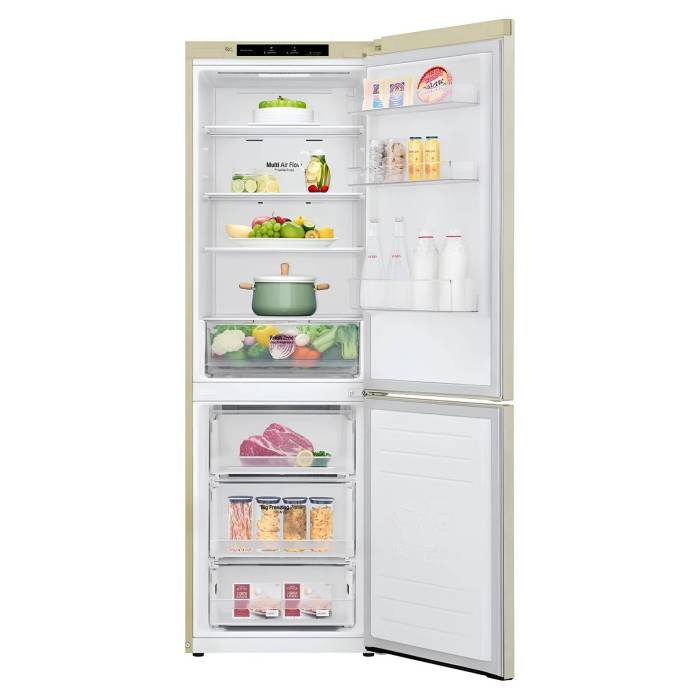 Холодильник LG GC-B459SECL — объем 341 л, инверторный компрессор, система Total No Frost, нижняя морозильная камера, доставка в Бишкеке онлайн