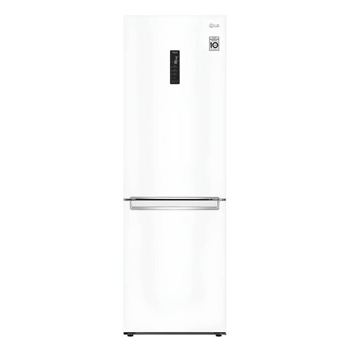 Холодильник LG GC-B459SQUM — 341 л, белый, инверторный компрессор, система Total No Frost, LG ThinQ, высота 186 см. Заказать онлайн с доставкой