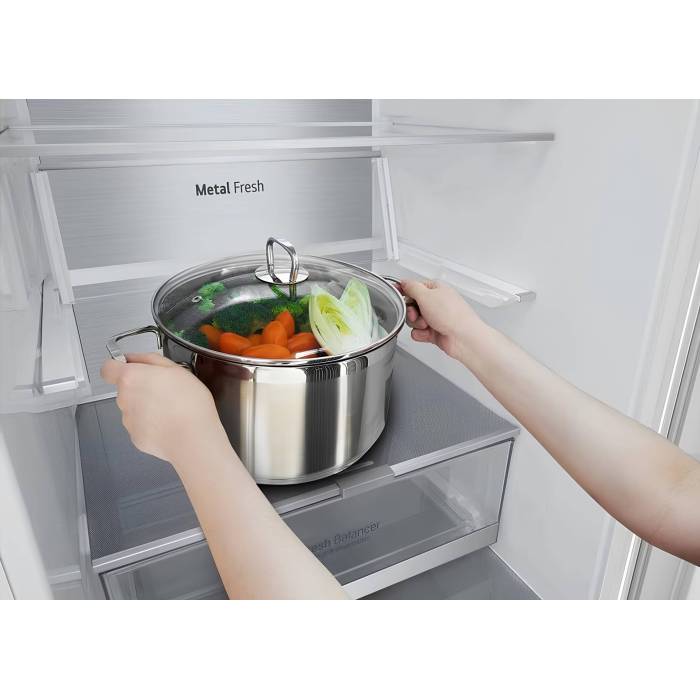 Холодильник LG GC-B459SQUM — 341 л, белый, Total No Frost, LG ThinQ, инверторный компрессор. Закажите с доставкой по Бишкеку и Кыргызстану