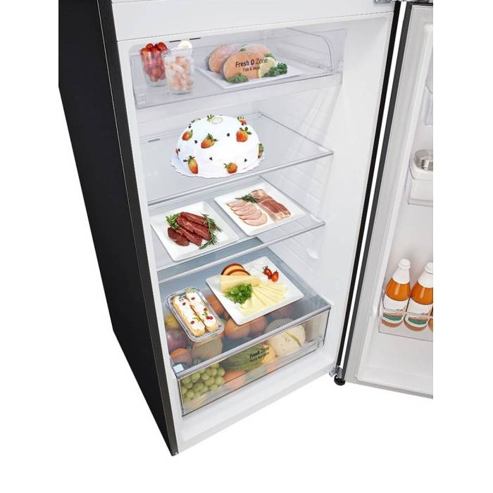 LG GN-B452SEBK — полезный объём: холодильник 300 л, морозильник 161 л — Onbir.kg