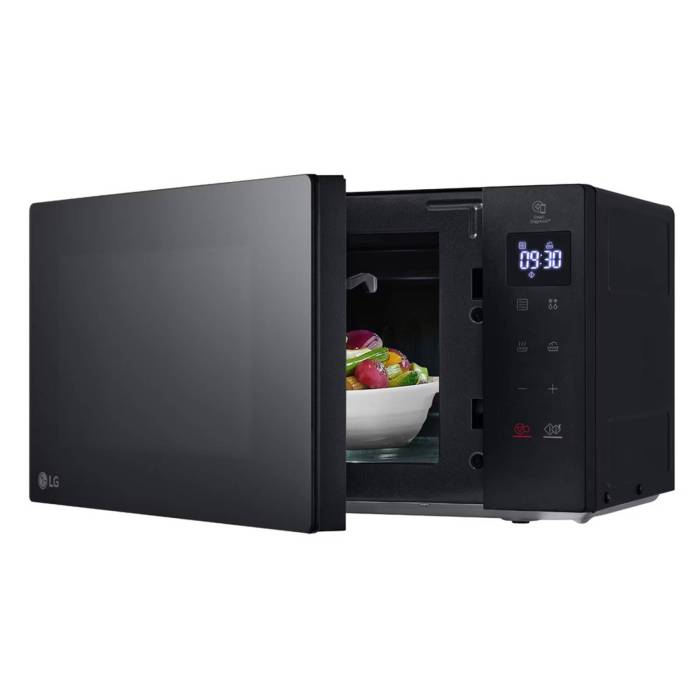 Микроволновка LG MS2032GAS, 20 л, чёрная, с антибактериальным покрытием и авторазогревом — купить в Кыргызстане