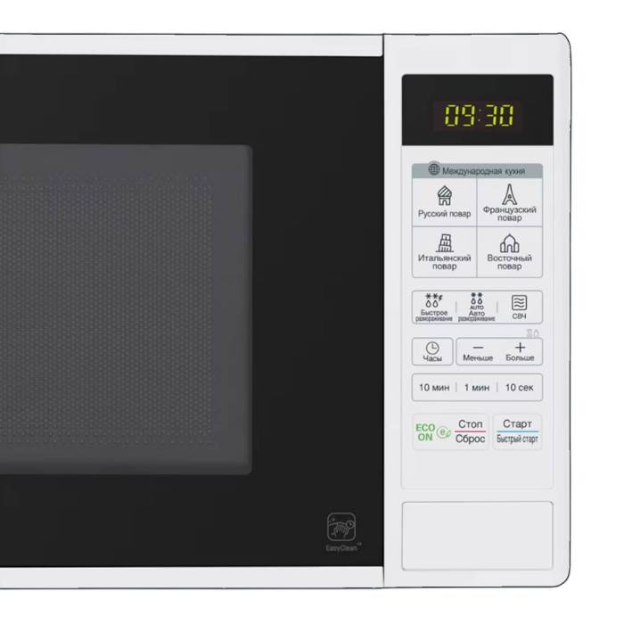 СВЧ LG MS2042DY — компактная, с антипригарным покрытием и автоматическим приготовлением, заказать онлайн в Кыргызстане