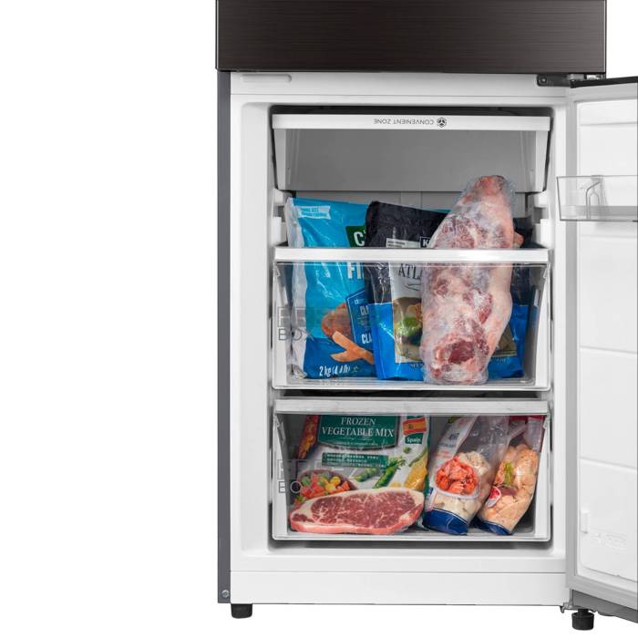 Midea MDRB521MIE28ODM: выдвижные полки, No Frost, тихая работа — идеальный холодильник для дома