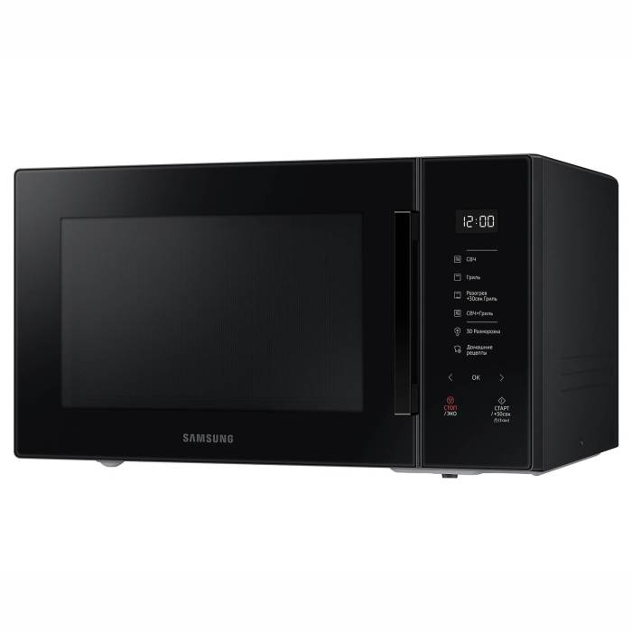 SAMSUNG MG30T5018AK — функции: авторазморозка, автоприготовление, режим "Домашние десерты", эко-режим, часы и функция +30 секунд