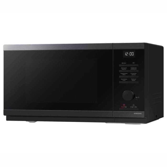 SAMSUNG MS23DG4504AG — поворотный столик 288 мм, светодиодный белый дисплей, память и отключение звука