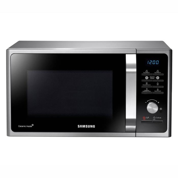 SAMSUNG 23 л — размеры 489×275×374 мм, вес 12 кг, лёгкая очистка биокерамики. Купить с доставкой