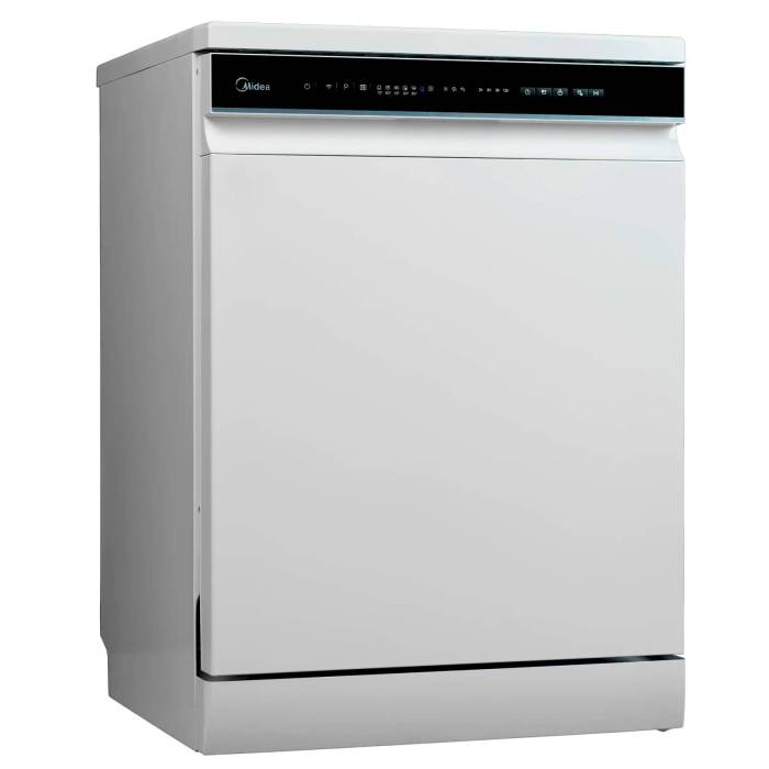 Midea MFD60S160Wi-C — функции: ½ загрузка, отложенный старт 1–24 ч, экстра-сушка, самоочистка и блокировка управления