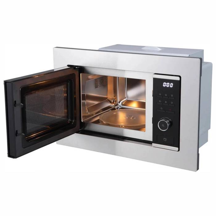 Midea MI72200X — открывание дверцы клавишей, стеклянный поворотный столик, решётка для гриля в комплекте. Заказать с доставкой в Бишкеке