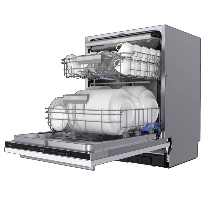Посудомойка Midea MID60S340i — с 3 разбрызгивателями, системой Power Wash и антибактериальным фильтром, заказать с доставкой по Бишкеку