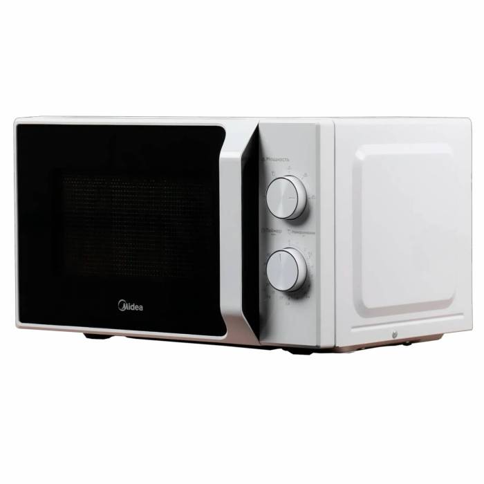 Midea MM720C2MV-W — белая микроволновка с покрытием XpressClean, легко очищается. Купить онлайн с доставкой