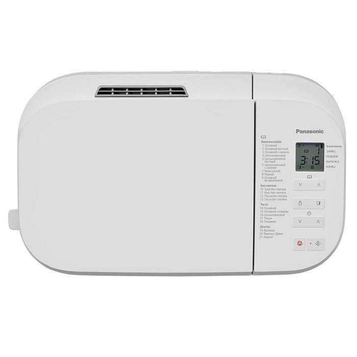 Хлебопечь Panasonic SD-B2510WTS — приготовление теста для пиццы, варенья и десертов, заказать в Бишкеке