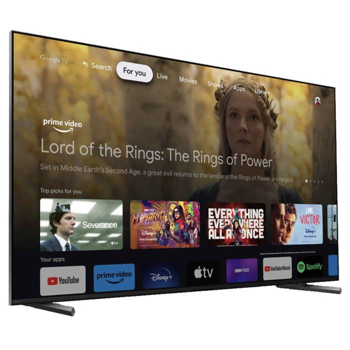 Sony XR-65X90L — Smart TV Google TV, Google Assistant, Siri, AirPlay 2 и Chromecast — Onbir.kg