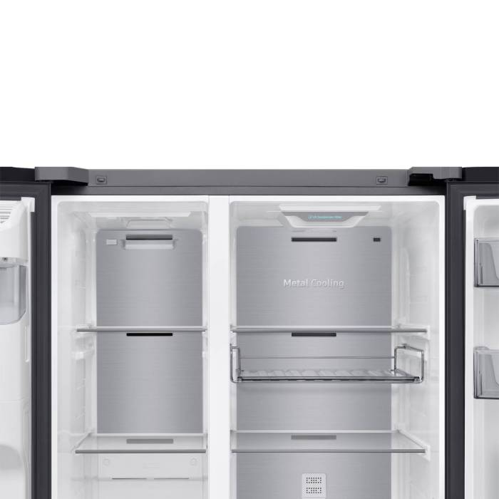 Samsung RS80F65J1FWT — система охлаждения Mono Cooling поддерживает стабильную температуру в обеих камерах