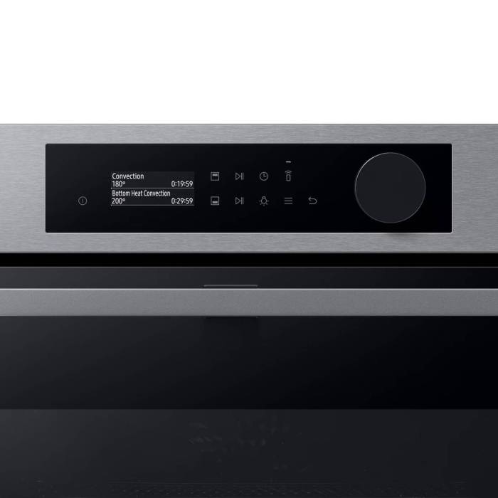 SAMSUNG NV7B5745TAS/WT — сенсорная панель с ЖК-дисплеем и одной ручкой для удобного управления, купить с доставкой