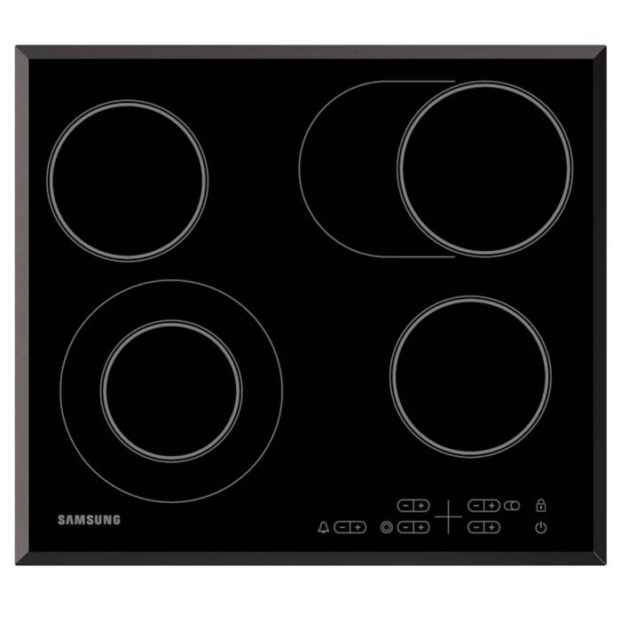 SAMSUNG NZ64T3516QK/WT — электрическая варочная панель со стеклокерамической поверхностью и четырьмя зонами нагрева, заказать онлайн