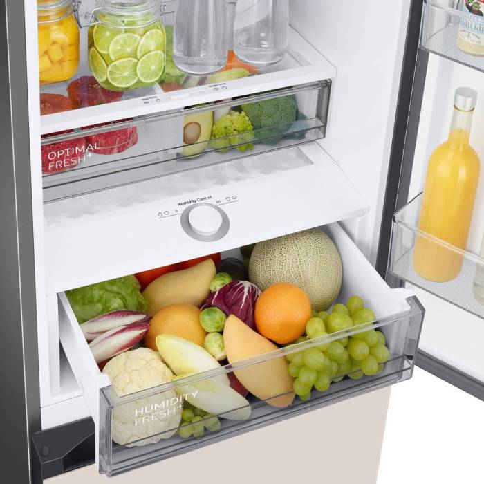 SAMSUNG RB38C7B6D39/WT — система All-Around Cooling и металлические элементы Metal Cooling стабилизируют температуру, купить онлайн в Бишкеке