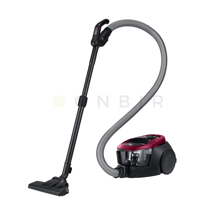 SAMSUNG VC18M31A0HP — пылесос с турбиной Anti-Tangle, 380 Вт, контейнер 2 л, бордовый. Купить с доставкой в Бишкеку и в Кыргызстане