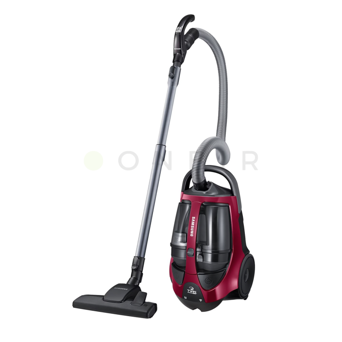 SAMSUNG VCC885FH3P/XEV — пылесос с контейнером 2 л, щеткой Pet Brush, мощность 430 Вт, красный. Заказать с доставкой по городу