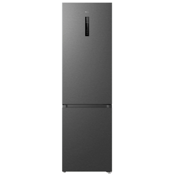 Холодильник TCL C387BFG — оснащён технологией No Frost, предотвращает образование льда и не требует ручной разморозки — Onbir.kg.