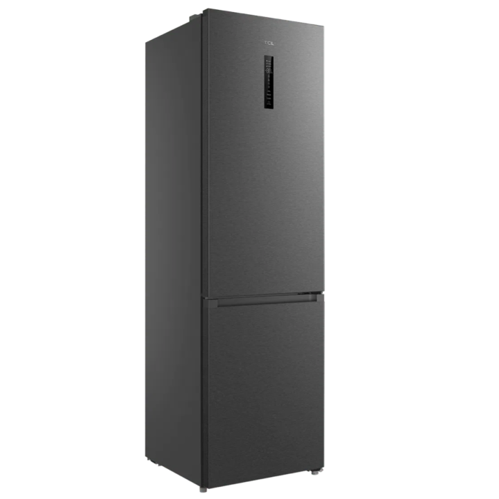 Холодильник TCL C387BFG — оснащён технологией No Frost, предотвращает образование льда и не требует ручной разморозки — Onbir.kg.