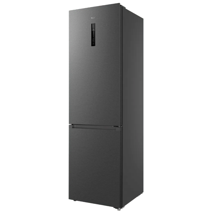 Холодильник TCL C387BFG — оснащён технологией No Frost, предотвращает образование льда и не требует ручной разморозки — Onbir.kg.