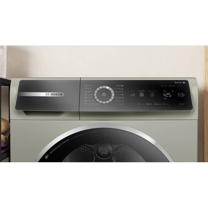Bosch WQB245BXME — премиальная сушильная машина в серебристом цвете с классом A+++, заказать в Бишкеке онлайн