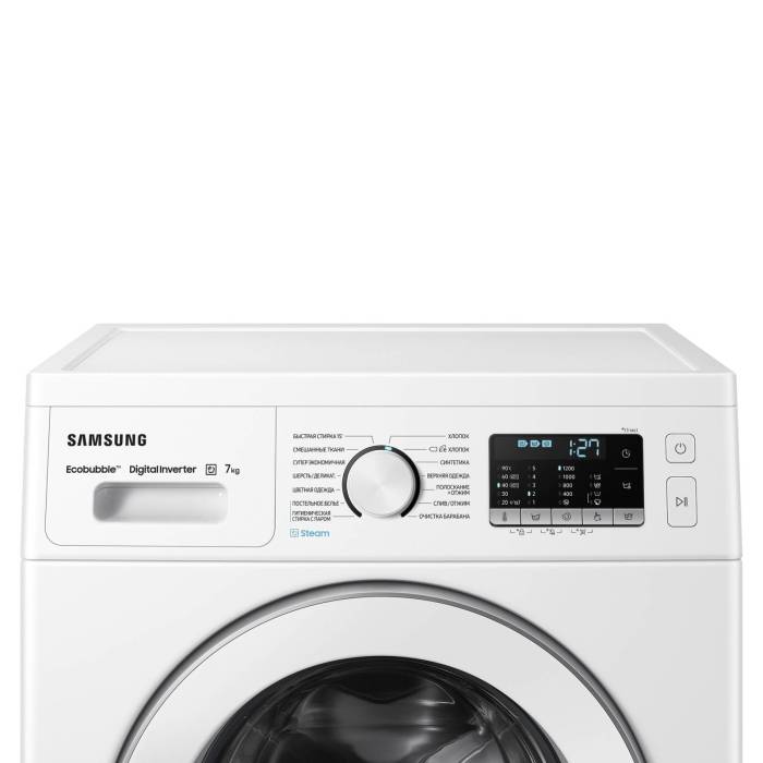 Samsung WW70AG5S21EE — энергоэффективность класс A+++ и годовое потребление 139 кВт·ч — Onbir.kg Бишкек, Кыргызстан