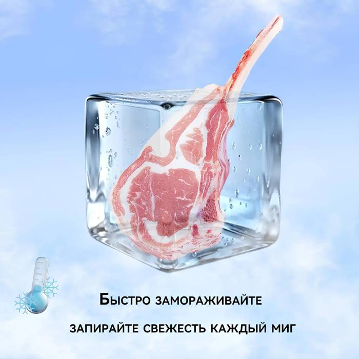 YASIN BC/BD-330ADS — высокая производительность: замораживает до 10 кг продуктов за сутки