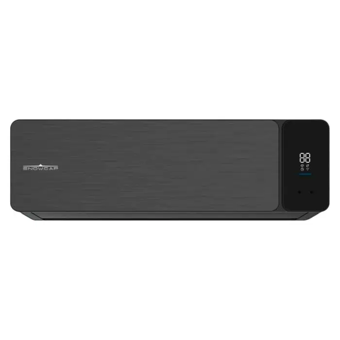 Кондиционер SNOWCAP AC 07 DC B/I — черный настенный блок с функциями Swing, таймером и самоочисткой, заказать с установкой по Бишкеку