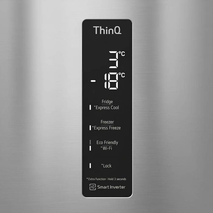 LG GC-B509 SMSM: холодильник с объемом 392 л, A++, технология линейного охлаждения, быстрый заморозка, управление через Wi-Fi. Купить с доставкой по Кыргызстану