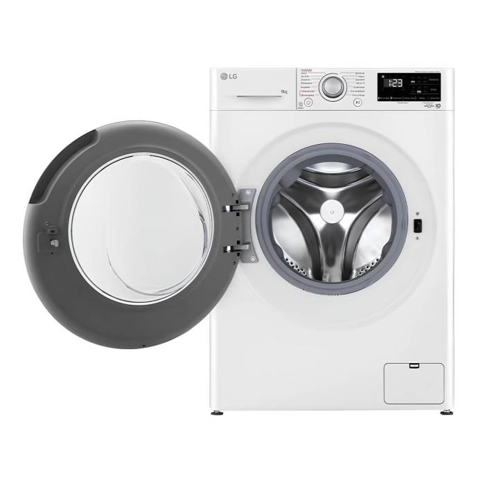 Стиральная машина LG F2V3FS4W, 9 кг, с AIDD™ и функцией пара Steam — купить в Бишкеке