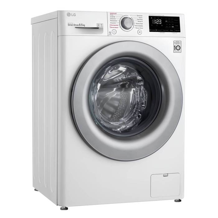 Инверторная стиральная машина LG F2V3GS4W 8,5 кг с паром и AI DD™ | Купить в Бишкеке