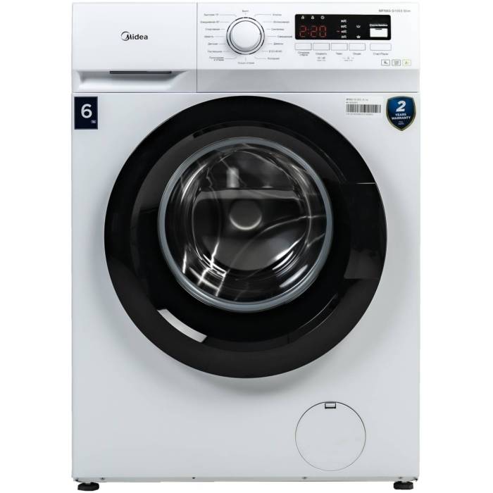 Стиральная машина Midea MFN60-S1003W Nebula series - 6 кг