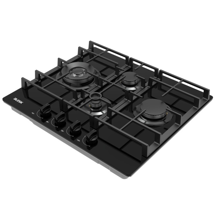 BLESK BZ60G097G — трехконтурное пламя, горелка Defendi 1# 3.8 кВт, суммарная мощность 10.1 кВт, устройство защиты от гашения пламени, электронное зажигание.