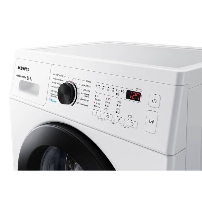 Samsung WW60AG4S00CELD — скорость отжима 1000 об/мин, эффективность стирки A — Onbir.kg Бишкек, Кыргызстан