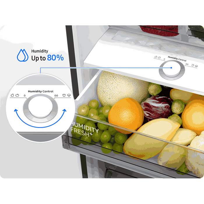 Встраиваемый холодильник SAMSUNG BESPOKE RB38C7B6DAP/WT, 400 л, с системой SpaceMax™ и функцией Optimal Fresh+. Доставка в Бишкек