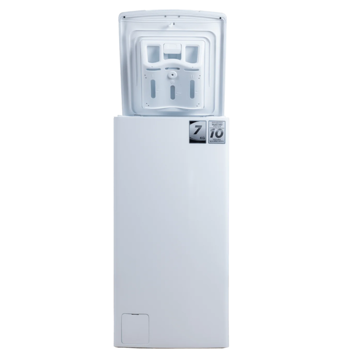 Стиральная машина Midea MF100T70BW-C, 7 кг, вертикальная загрузка, 14 программ. Заказать онлайн с доставкой по всему Кыргызстану.