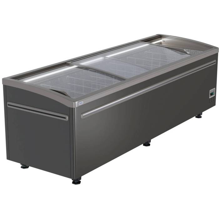 Ларь-бонета Haier GTS2500G с объемом 1110 литров и шириной 250 см. Идеально для супермаркетов. Купить в Бишкеке с доставкой по регионам.