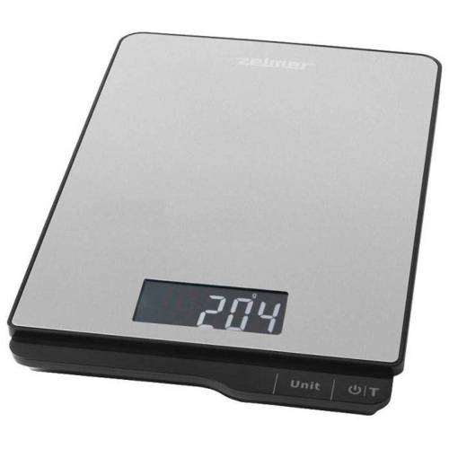 Кухонные весы Zelmer ZKS15500 цвет нержавеющая сталь