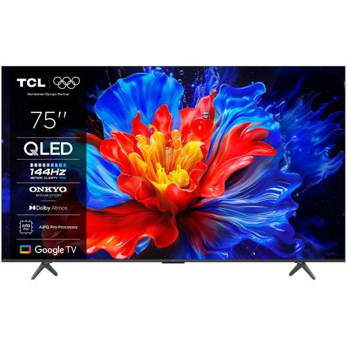 Телевизор TCL 75P8K QLED, 4K Ultra HD, 144 Гц