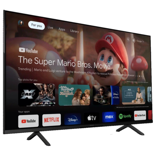 SONY K-65S30 — поддержка HDR Dolby Vision, HDR10 и HLG, высокая контрастность изображения, четкая и детализированная картинка.