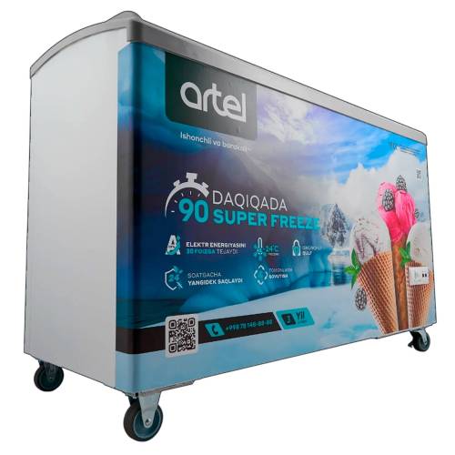 Морозильник Artel AFA390, 330 л, 24 часа сохранения холода, купить в Бишкеке по выгодной цене
