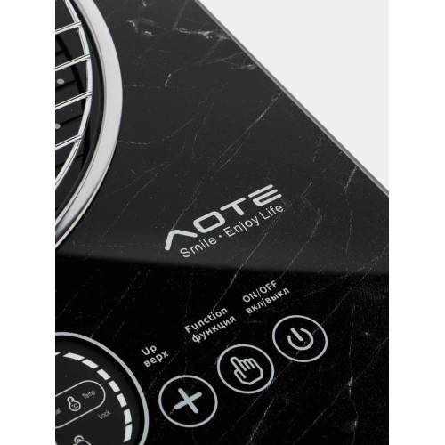 Настольная плита AOTE AT-27037 — индукционная панель с простым управлением — Onbir.kg.